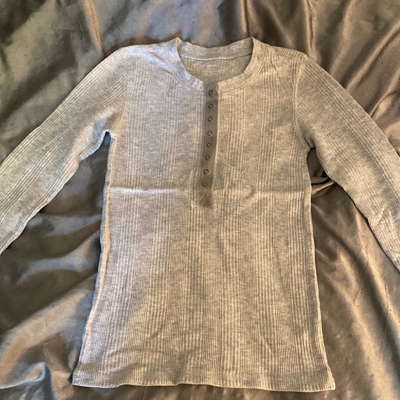 Grey Aerie Henley Top - Picture 1 of 3